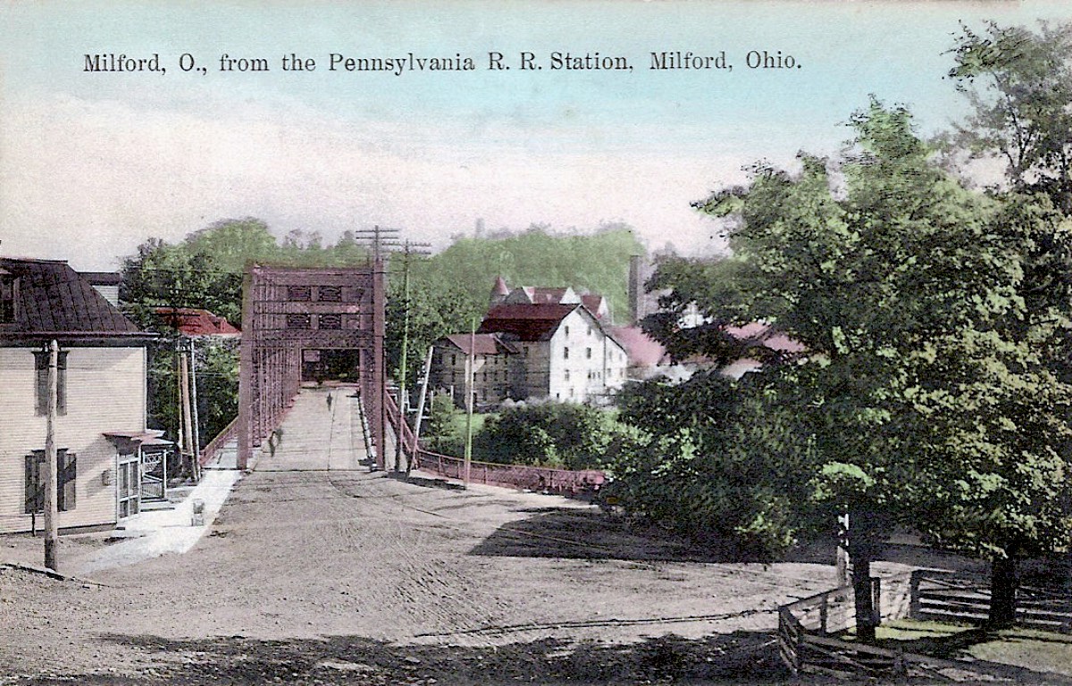 Cincinnati, Milford & Blanchester Traction Company Crossing the Little Miami River